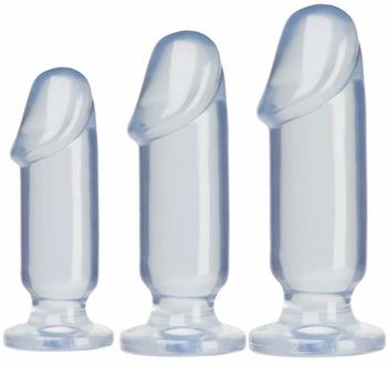 Doc Johnson Crystal Jellies Anal Starter Kit transparent