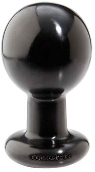 Doc Johnson Round Butt Plug Large Black 10,2 cm