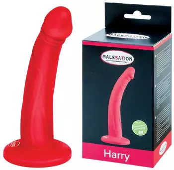 Malesation Harry Dildo Red 14,5 cm
