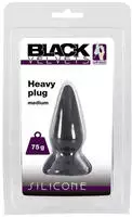 Black Velvets Analplug Heavy plug mit Standfu&szlig;