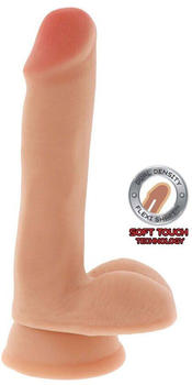 ToyJoy Dual Density Dildo w. Balls Skin 17 cm