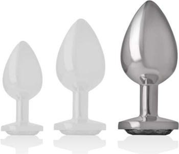 Intense Anal Plug Metal Black Size L