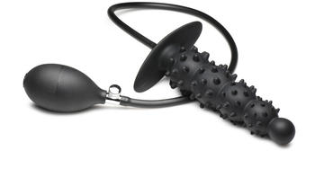 Master Series Ass Puffer Nubbed Inflatable Silicone Anal Plug