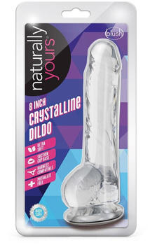 Blush Naturally Yours 8" Crystalline Dildo Diamond 20,3 cm