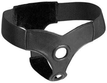 XR Brands Crave Double Penetration Faux Leather Strap On