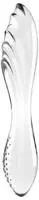 Satisfyer Dazzling Crystal 1 - beidseitiger Glasdildo (transparent)