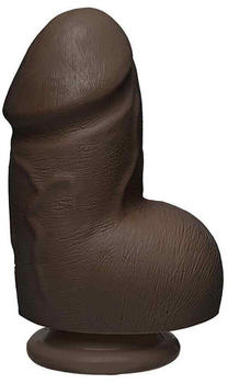 Doc Johnson Fat D with Balls Chocolate 18 cm