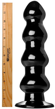 XR Brands Four Stage Rocket Dildo black 30 cm