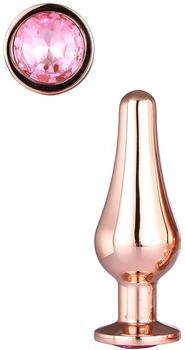 Dreamtoys Gleaming Love Rose Gold Pleasure Plug S 2,9 cm