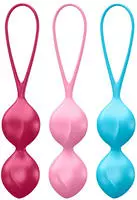Satisfyer V Balls - Geisha-Kugel Duo-Set (3-teilig)