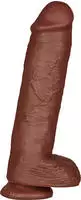 King Cock - KC 11 Cock with Balls Brown