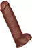 Pipedream Cock 11 Inch W/ Balls Brown