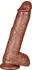 Pipedream Cock 10 Inch W/ Balls Brown