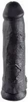 King Cock 12 inch Balls Black