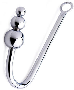 Master Series Beaded Analhaken silber