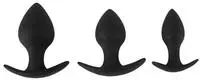 Black Velvets - Analplug-Set f&uuml;r Einsteiger