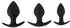 Black Velvets Anal Trainer Set 3-teilig black