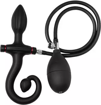 Rimba Inflatable Anal Plug 19,5 cm schwarz