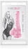 Pure Jelly Jelly Suction Cup Dildo with Testicles S Transparent pink