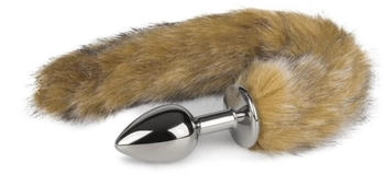EasyToys Fox Tail Plug No. 7 Silver 2,7 cm