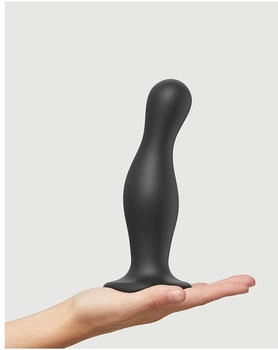 Strap-on-me Dildo Plug Curvy Size XL - Black - 18 cm