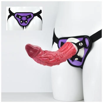 Bad Dragon Flame Unicorn Lauren - Strap-on Dildo - Hellfire
