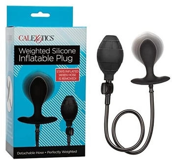 CalExotics Silicone Inflatable Plug Black