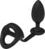 Dreamtoys Dream Toys Ramrod Penis und Hodenschlaufe mit Analplug schwarz