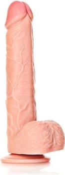 RealRock Straight Realistic Dildo Balls Suction Cup - 10''/ 25,5 cm