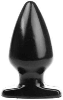 I Love Butt Fat Plug L Black 9 cm