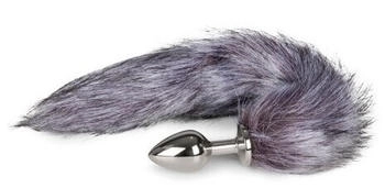 EasyToys Fox Tail Plug No. 6 Silver 3,5 cm