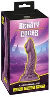 Beasty Cocks Dildo mit Saugnapf im Fantasy-Design Alien Phallus 21,2 cm in