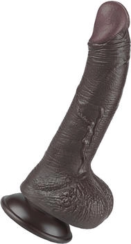 LoveToy Sliding Skin Dildo 19.5 cm (Ø 3.5 cm) - Black