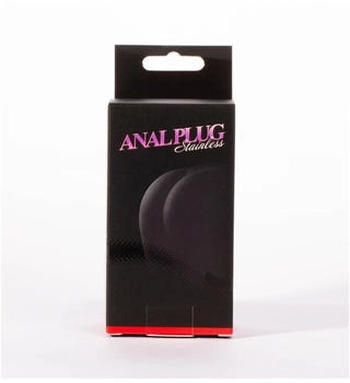 XR Brands Stainless Anal Plug L - 4 cm