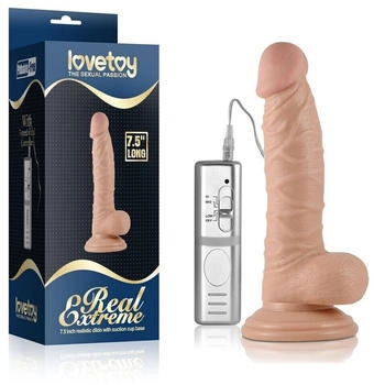 LoveToy Real Extreme vibrierender Dildo