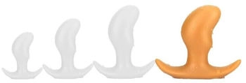 TheAssGasm Plug Pods XL 14 x 6.5cm Orange