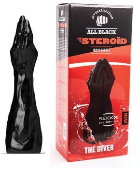 All Black STEROID The Diver Black