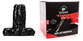 All Black STEROID Gape, Set and Match Black