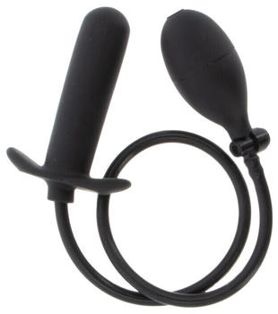 Hidden Desire Extreme Inflatable Smooth Plug - Starter Black