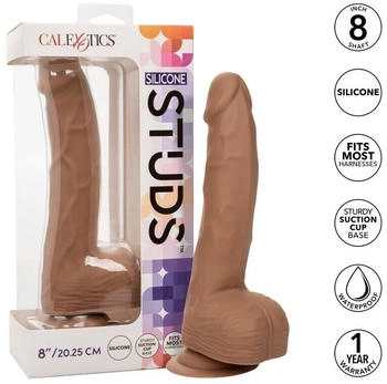 CalExotics Silicone Studs 8 Inch Brown - 20,25 cm