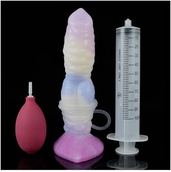 Bad Dragon Wolf - Squirting Dildo - Sea Jelly