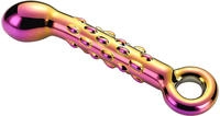 Dream Toys Glamour Glass G-Spot Dildo rainbow 18,2 cm