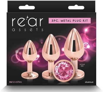 NS Novelties Rear Assets Trainer Kit Rose Gold Pink