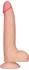 LoveToy Sliding Skin Dildo 20 cm (Ø 4 cm) - Nude