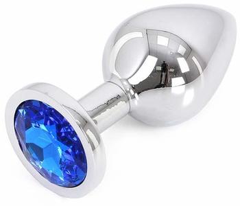 Kiotos Buttplug Aluminium Blue Medium 3,4 cm