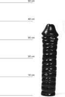 All Black - Gro&szlig;er schwarzer Dildo