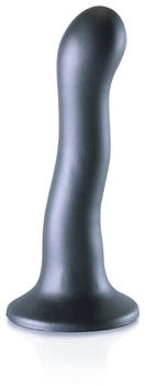 Ouch! Shots Ultra softer Silikon G-Punkt Dildo grau 17 cm