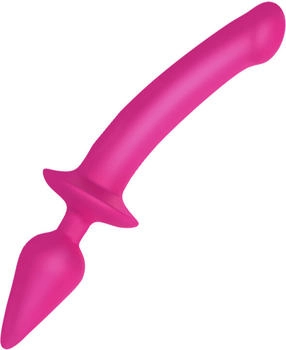 Strap-on-me 2-in-1 Dildo & Buttplug - Gr&ouml;&szlig;e XXL 31,7 cm pink