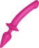 Strap-on-me 2-in-1 Dildo & Buttplug - Größe XXL 31,7 cm pink