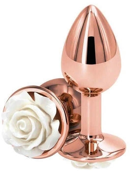 NS Novelties Rear Assets - Rose Small White 2,6 cm